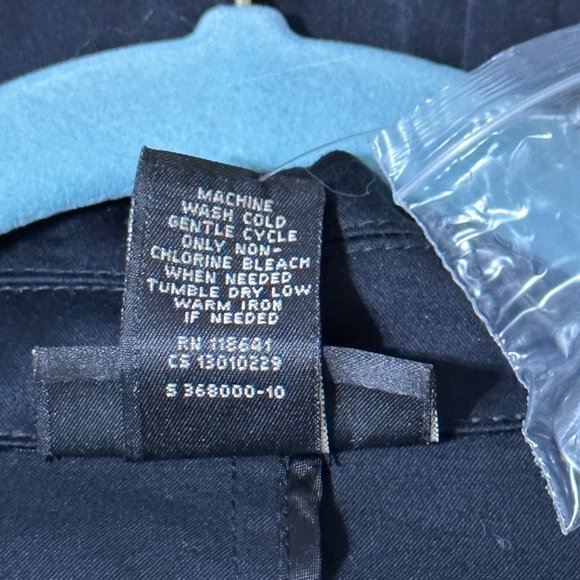 NWT Lane Bryant size 20 black single button lined long sleeve blazer - Picture 6 of 7